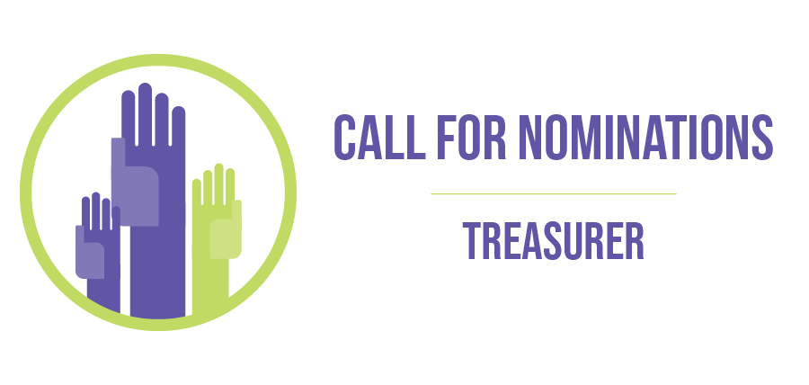 Call for nominations: Treasurer